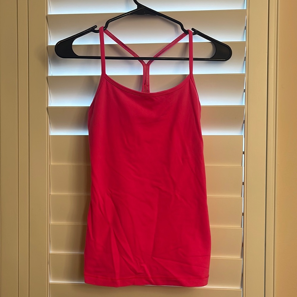 Lululemon hot pink tank